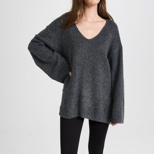 Z Supply Oversized Cozy Gray Sweater